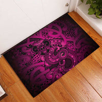 Aotearoa Maori Hei Tiki Rubber Doormat Mawhero Kowhaiwhai Puhoro Motif LT9 - Polynesian Pride