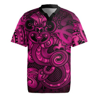 Aotearoa Maori Hei Tiki Rugby Jersey Mawhero Kowhaiwhai Puhoro Motif