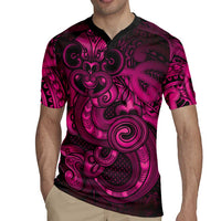 Aotearoa Maori Hei Tiki Rugby Jersey Mawhero Kowhaiwhai Puhoro Motif