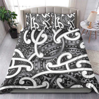 Aotearoa Maori Kowhaiwhai Bedding Set Kiwikiwi Puhoro and Patiki