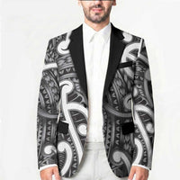 Aotearoa Maori Kowhaiwhai Blazer Kiwikiwi Puhoro and Patiki