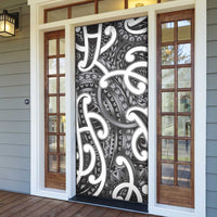 Aotearoa Maori Kowhaiwhai Door Cover Kiwikiwi Puhoro and Patiki LT9 - Polynesian Pride