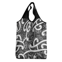 Aotearoa Maori Kowhaiwhai Grocery Bag Kiwikiwi Puhoro and Patiki