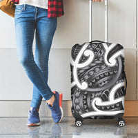 Aotearoa Maori Kowhaiwhai Luggage Cover Kiwikiwi Puhoro and Patiki LT9 - Polynesian Pride