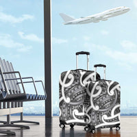 Aotearoa Maori Kowhaiwhai Luggage Cover Kiwikiwi Puhoro and Patiki LT9 - Polynesian Pride