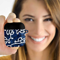 Aotearoa Maori Kowhaiwhai AirPods Case Kikorangi Puhoro and Patiki