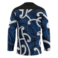 Aotearoa Maori Kowhaiwhai Hockey Jersey Kikorangi Puhoro and Patiki LT9 - Polynesian Pride
