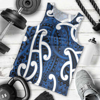 Aotearoa Maori Kowhaiwhai Men Tank Top Kikorangi Puhoro and Patiki LT9 - Polynesian Pride