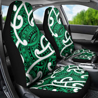 Aotearoa Maori Kowhaiwhai Car Seat Cover Kakariki Puhoro and Patiki