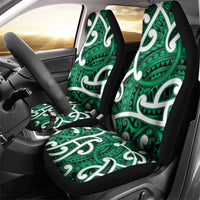 Aotearoa Maori Kowhaiwhai Car Seat Cover Kakariki Puhoro and Patiki