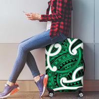 Aotearoa Maori Kowhaiwhai Luggage Cover Kakariki Puhoro and Patiki LT9 - Polynesian Pride