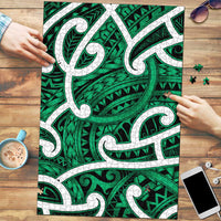 Aotearoa Maori Kowhaiwhai Puzzle Kakariki Puhoro and Patiki