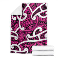 Aotearoa Maori Kowhaiwhai Blanket Mawhero Puhoro and Patiki