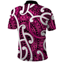 Aotearoa Maori Kowhaiwhai Polo Shirt Mawhero Puhoro and Patiki