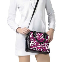 Aotearoa Maori Kowhaiwhai Shoulder Handbag Mawhero Puhoro and Patiki