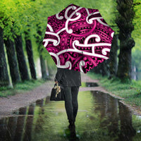 Aotearoa Maori Kowhaiwhai Umbrella Mawhero Puhoro and Patiki