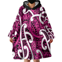 Aotearoa Maori Kowhaiwhai Wearable Blanket Hoodie Mawhero Puhoro and Patiki LT9 - Polynesian Pride