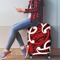Aotearoa Maori Kowhaiwhai Luggage Cover Whero Puhoro and Patiki LT9 - Polynesian Pride