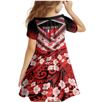 Personalised Wallis et Futuna Family Matching Mermaid Dress and Hawaiian Shirt Hibiscus and Polynesian Tribal Tattoos LT9 - Polynesian Pride
