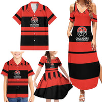 New Zealand Rugby Pacific Custom Family Matching Summer Maxi Dress and Hawaiian Shirt Whatumoana Classic Retro 2025 LT9 - Polynesian Pride