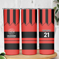 New Zealand Rugby Pacific Custom Skinny Tumbler Whatumoana Classic Retro 2025 LT9 - Polynesian Pride