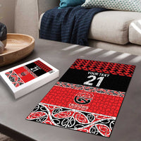 New Zealand Rugby Pacific Custom Puzzle Whatumoana Maori Kowhaiwhai Pattern - Polynesian Pride