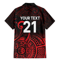 New Zealand Rugby Pacific Custom Family Matching Mermaid Dress and Hawaiian Shirt Whatumoana Maori Tribal Tattoo