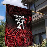 New Zealand Rugby Pacific Custom Garden Flag Whatumoana Maori Tribal Tattoo