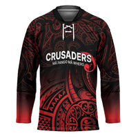 New Zealand Rugby Pacific Custom Hockey Jersey Whatumoana Maori Tribal Tattoo LT9 Unisex Gold - Polynesian Pride