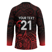 New Zealand Rugby Pacific Custom Hockey Jersey Whatumoana Maori Tribal Tattoo LT9 - Polynesian Pride