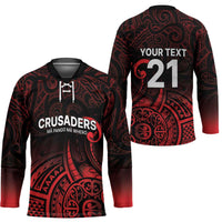 New Zealand Rugby Pacific Custom Hockey Jersey Whatumoana Maori Tribal Tattoo LT9 - Polynesian Pride