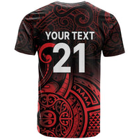 New Zealand Rugby Pacific Custom T Shirt Whatumoana Maori Tribal Tattoo LT9 - Polynesian Pride