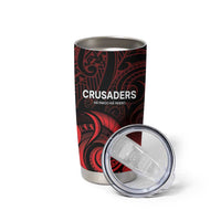 New Zealand Rugby Pacific Custom Tumbler Cup Whatumoana Maori Tribal Tattoo LT9 - Polynesian Pride