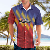 Personalized Philippines Eight Rays Sun Hawaiian Shirt Traditional Filipino Igorot Pattern Motif