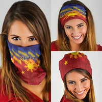 Personalized Philippines Eight Rays Sun Neck Gaiter Traditional Filipino Igorot Pattern Motif