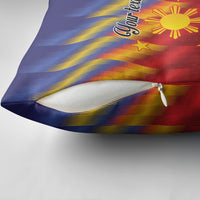 Personalized Philippines Eight Rays Sun Pillow Cover Traditional Filipino Igorot Pattern Motif