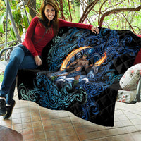 Samoa Siva Afi Quilt Fireknife Fire Dance Pacific Tribal Motif
