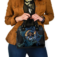 Samoa Siva Afi Shoulder Handbag Fireknife Fire Dance Pacific Tribal Motif