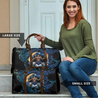Samoa Siva Afi Travel Bag Fireknife Fire Dance Pacific Tribal Motif