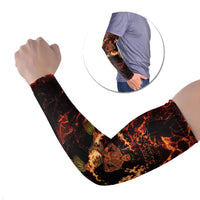 Samoa Siva Afi Dance Fireknife Arm Sleeves Polynesian Heritage Fire Dance