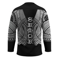 Samoan Ula Nifo Afi Tribal Hockey Jersey Polynesian Pattern