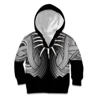 Samoan Ula Nifo Afi Tribal Kid Hoodie Polynesian Pattern
