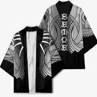 Samoan Ula Nifo Afi Tribal Kimono Polynesian Pattern