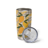 Maku'e Hawaiian Mango Palaka Tumbler Cup Aloha Hibiscus Pikake Lei