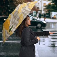 Maku'e Hawaiian Mango Palaka Umbrella Aloha Hibiscus Pikake Lei