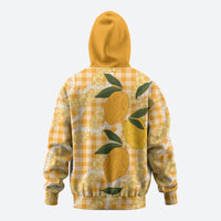 Alani Hawaiian Mango Palaka Zip Hoodie Aloha Hibiscus Pikake Lei