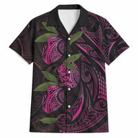Hawaiian Mango Tribal Tattoo Hawaiian Shirt Pink Pacific Traditional Pattern