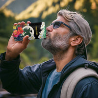 Personalised Vanuatu Joyeux Noel 4 in 1 Can Cooler Tumbler Proud To Be a Ni-Van Sand Drawing Art - Polynesian Pride