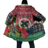 Personalised Vanuatu Joyeux Noel Cloak Proud To Be a Ni-Van Sand Drawing Art - Polynesian Pride