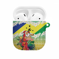 Personalised Malampa Joyeux Noel AirPods Case Proud To Be a Ni-Van Sand Drawing Art - Polynesian Pride